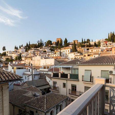 Fantástico ático con terraza y vistas en el centro Apartamento Granada Exterior foto