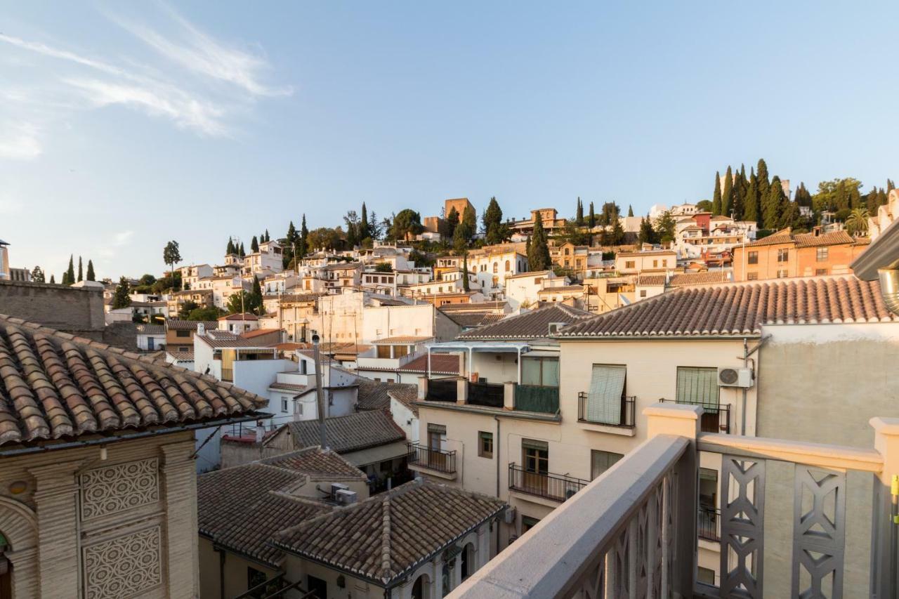 Fantástico ático con terraza y vistas en el centro Apartamento Granada Exterior foto